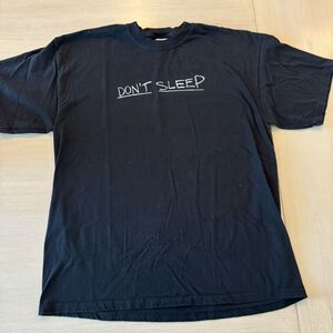 THE INVASION Don't Sleep Graphic Movie Promo Black T-Shirt Size XL Y2K